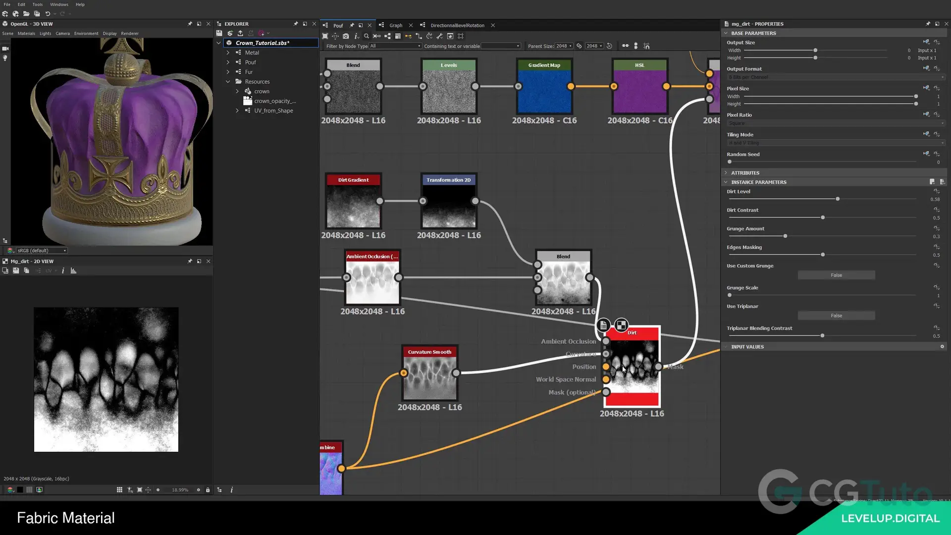 图片[3]-Substance Designer皇家皇冠材质制作-CG Tuto