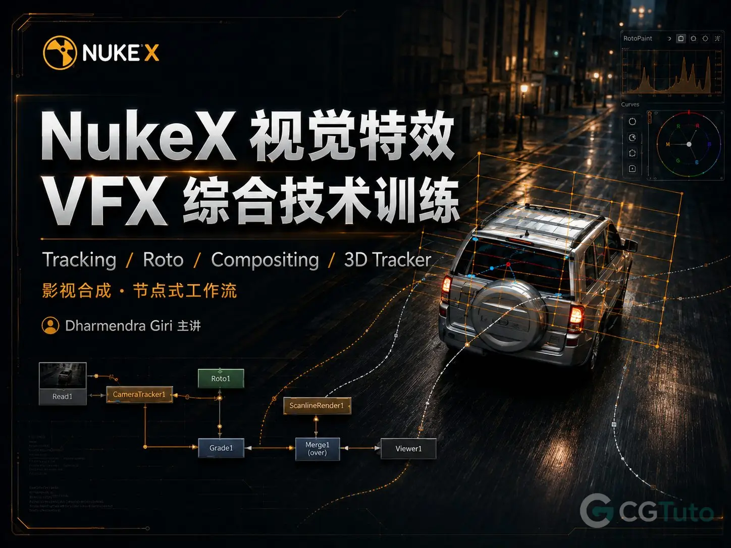 图片[1]-NukeX 视觉特效 VFX 综合技术训练-CG Tuto