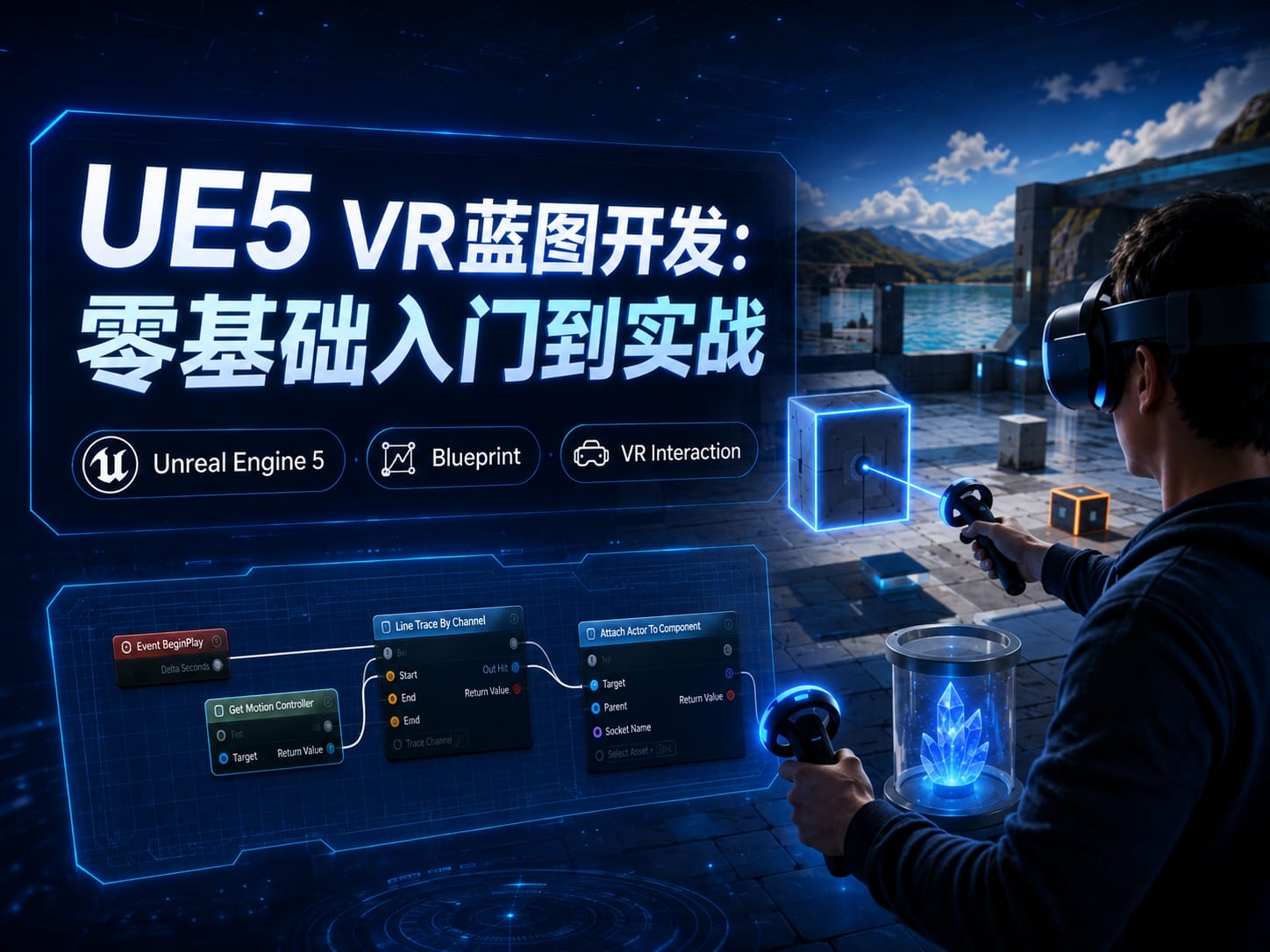 UE5 VR蓝图开发：零基础入门到实战-CG Tuto