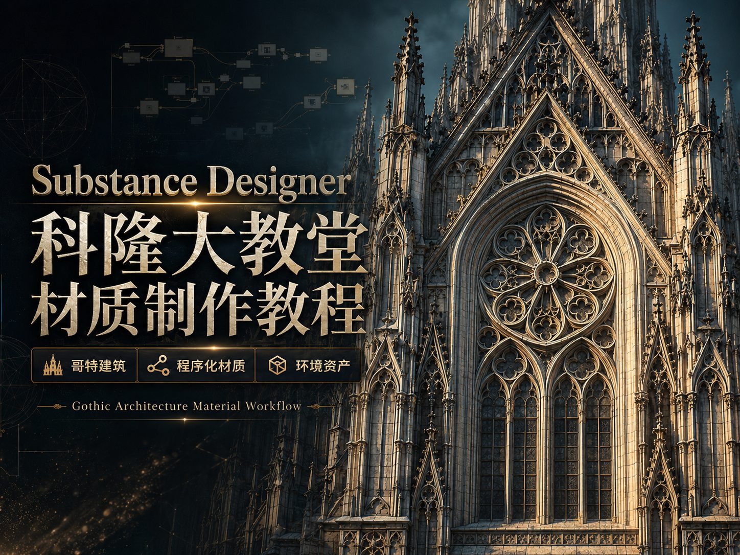 Substance Designer科隆大教堂材质制作教程-CG Tuto