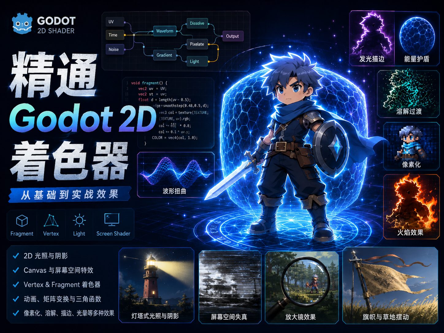 精通 Godot 2D 着色器-CG Tuto