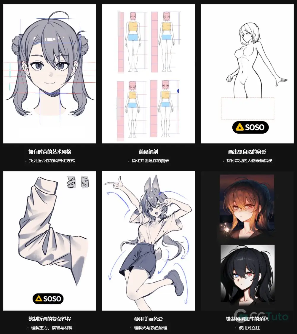 图片[4]-插画基础到成稿：自学绘画全流程-CG Tuto