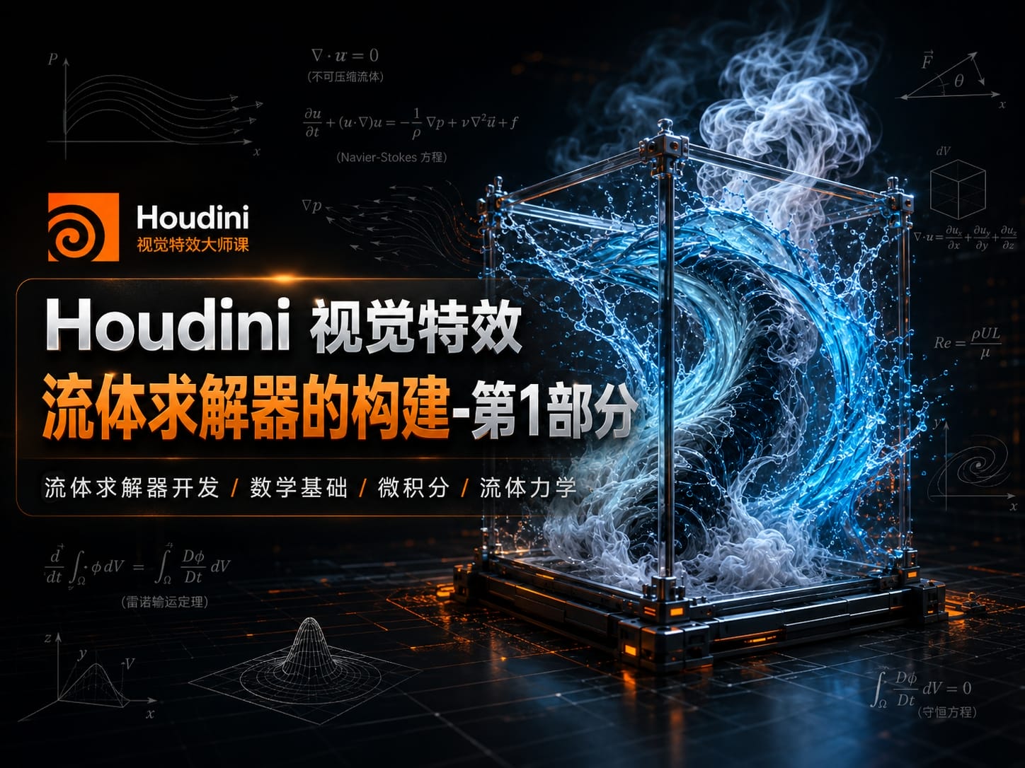 Houdini 视觉特效流体求解器的构建-第1 部分-CG Tuto