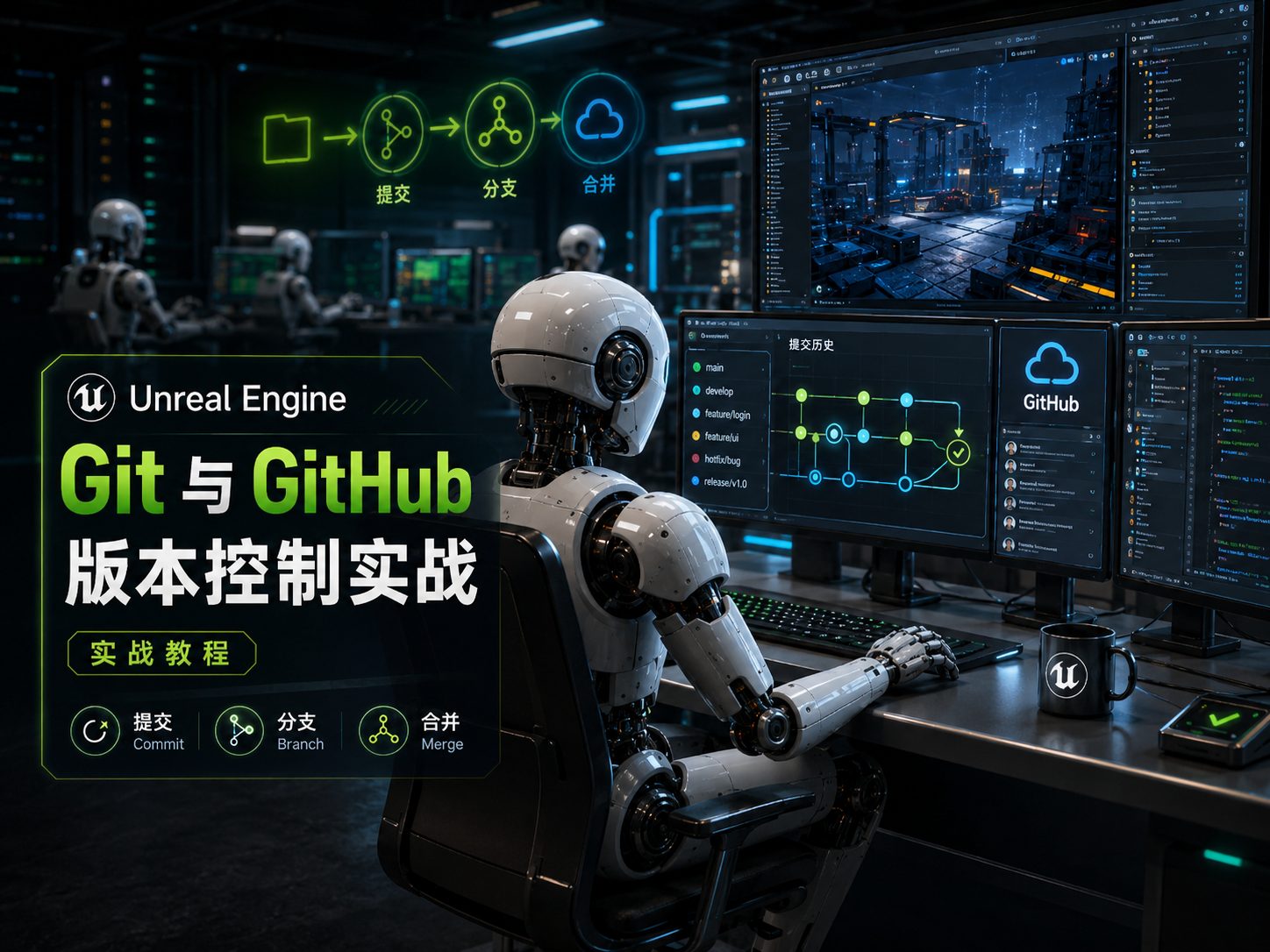 Unreal Engine Git与GitHub版本控制实战-CG Tuto