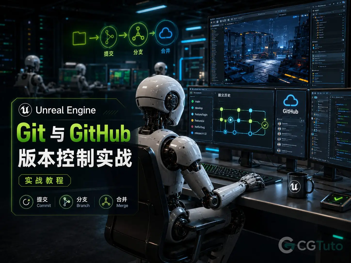 图片[1]-Unreal Engine Git与GitHub版本控制实战-CG Tuto