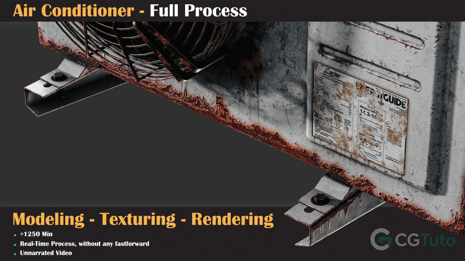 图片[3]-3ds Max与Substance Painter 空调建模到渲染完整教程-CG Tuto