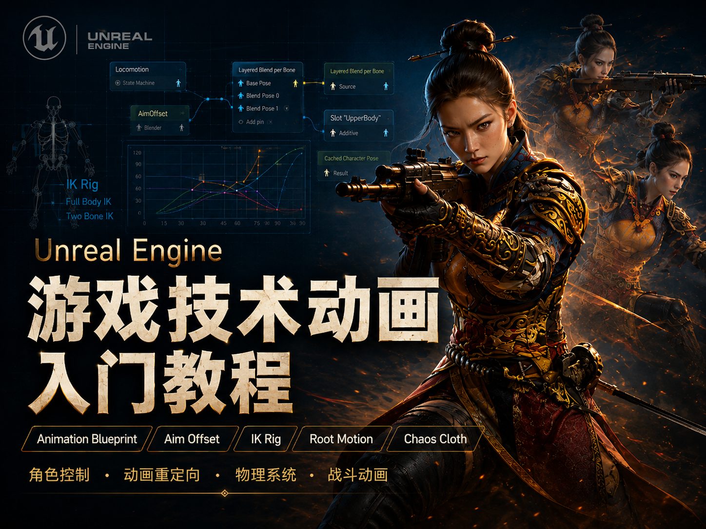 Unreal Engine游戏技术动画入门教程-CG Tuto