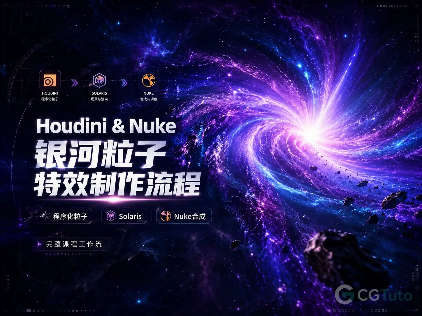 图片[1]-Houdini & Nuke银河粒子特效制作流程-CG Tuto