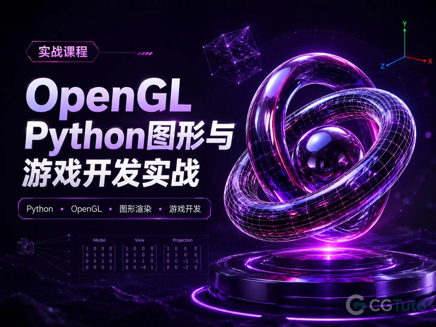 图片[1]-OpenGL Python图形与游戏开发实战-CG Tuto