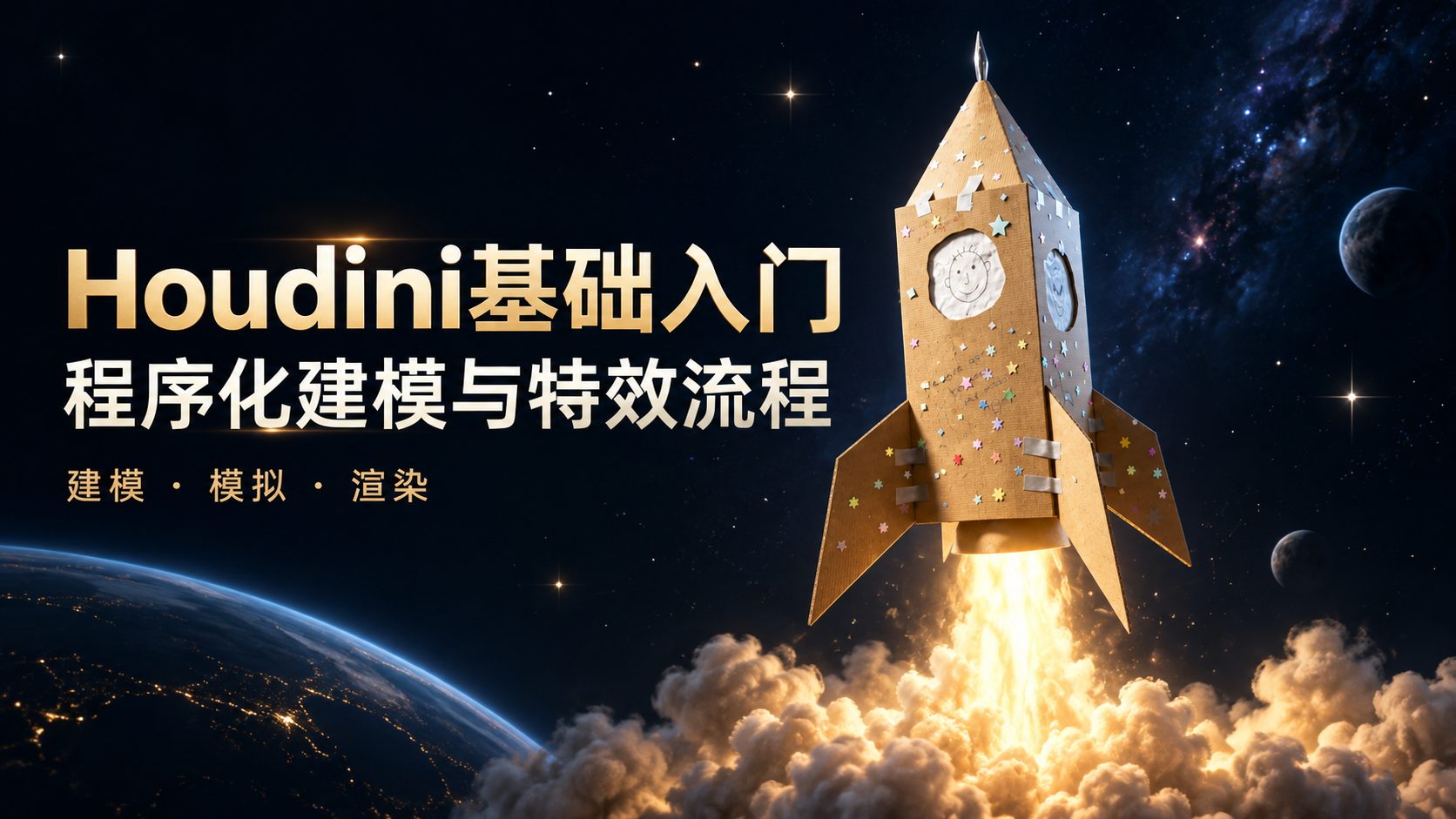 Houdini基础入门：程序化建模与特效流程-CG Tuto