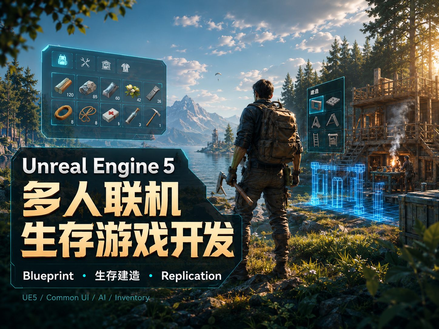 Unreal Engine 5多人联机生存游戏开发-CG Tuto