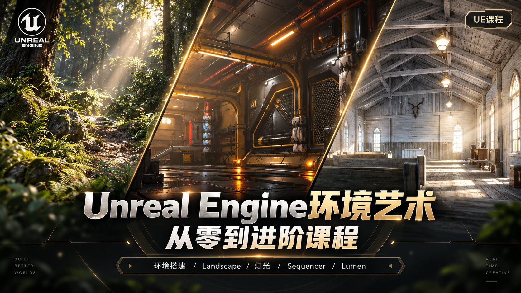 Unreal Engine环境艺术从零到进阶课程-CG Tuto