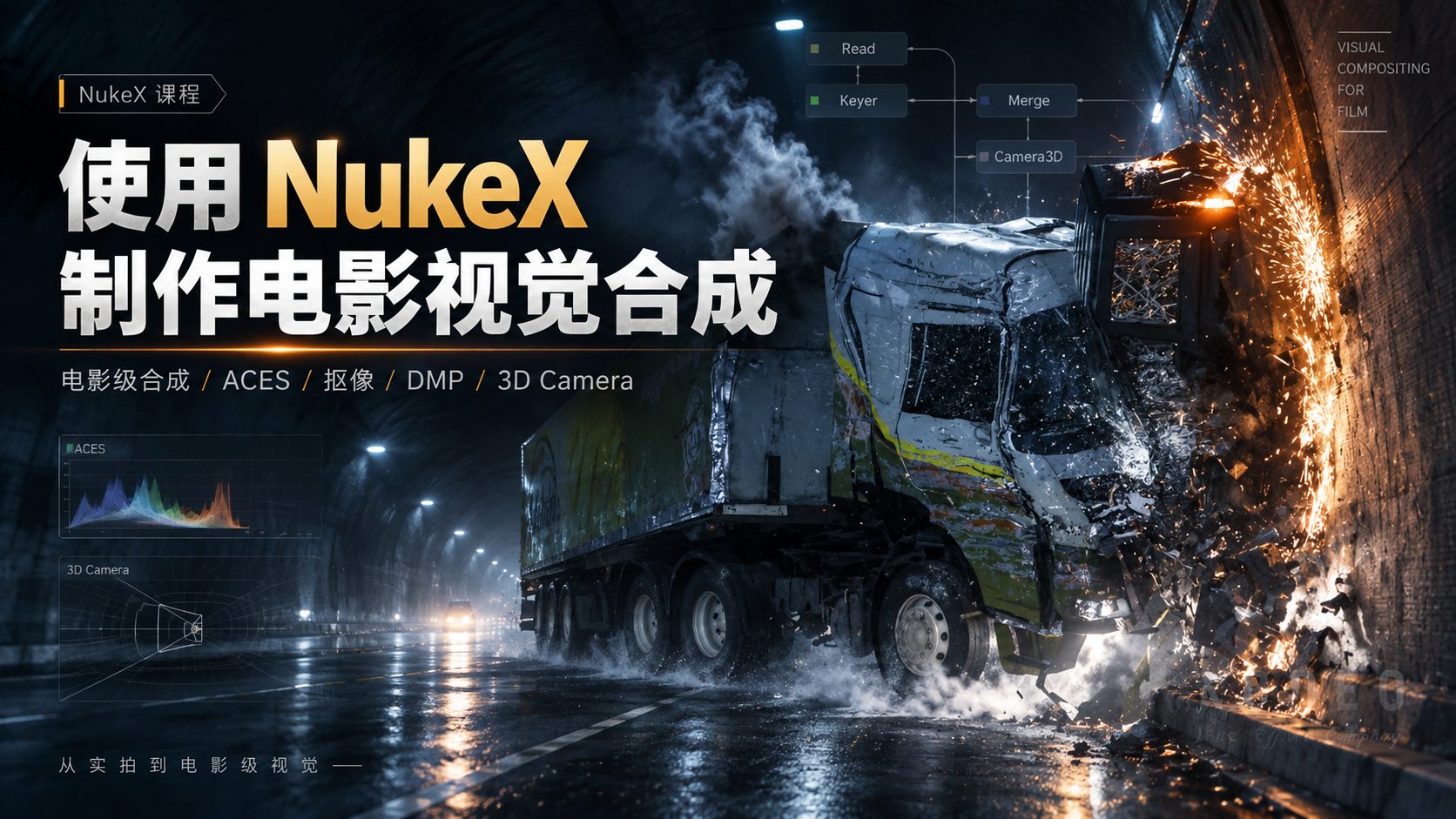 使用 NukeX 制作电影视觉合成-CG Tuto