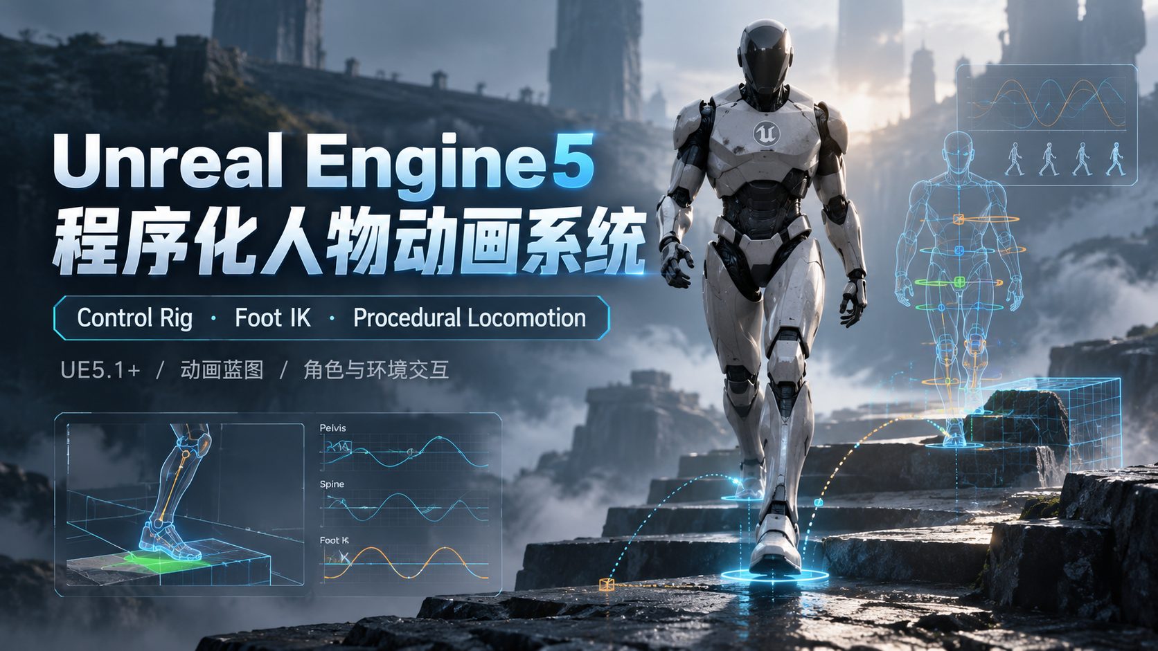 Unreal Engine5 程序化人物动画系统-CG Tuto