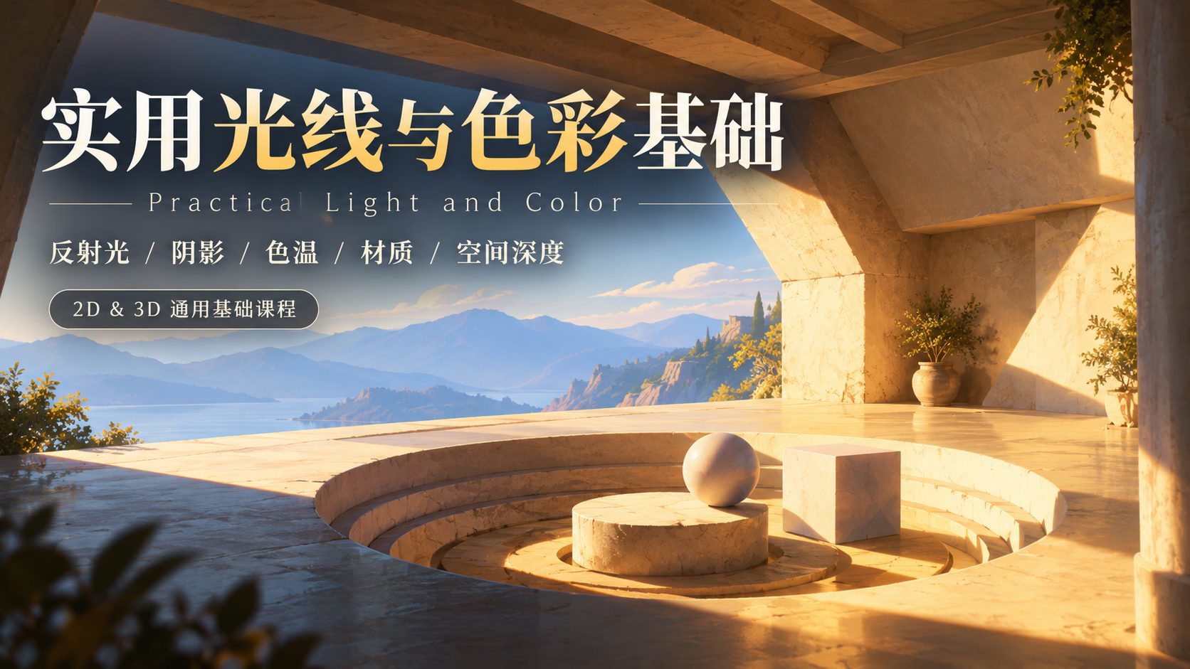 Practical Light and Color：实用光线与色彩基础-CG Tuto