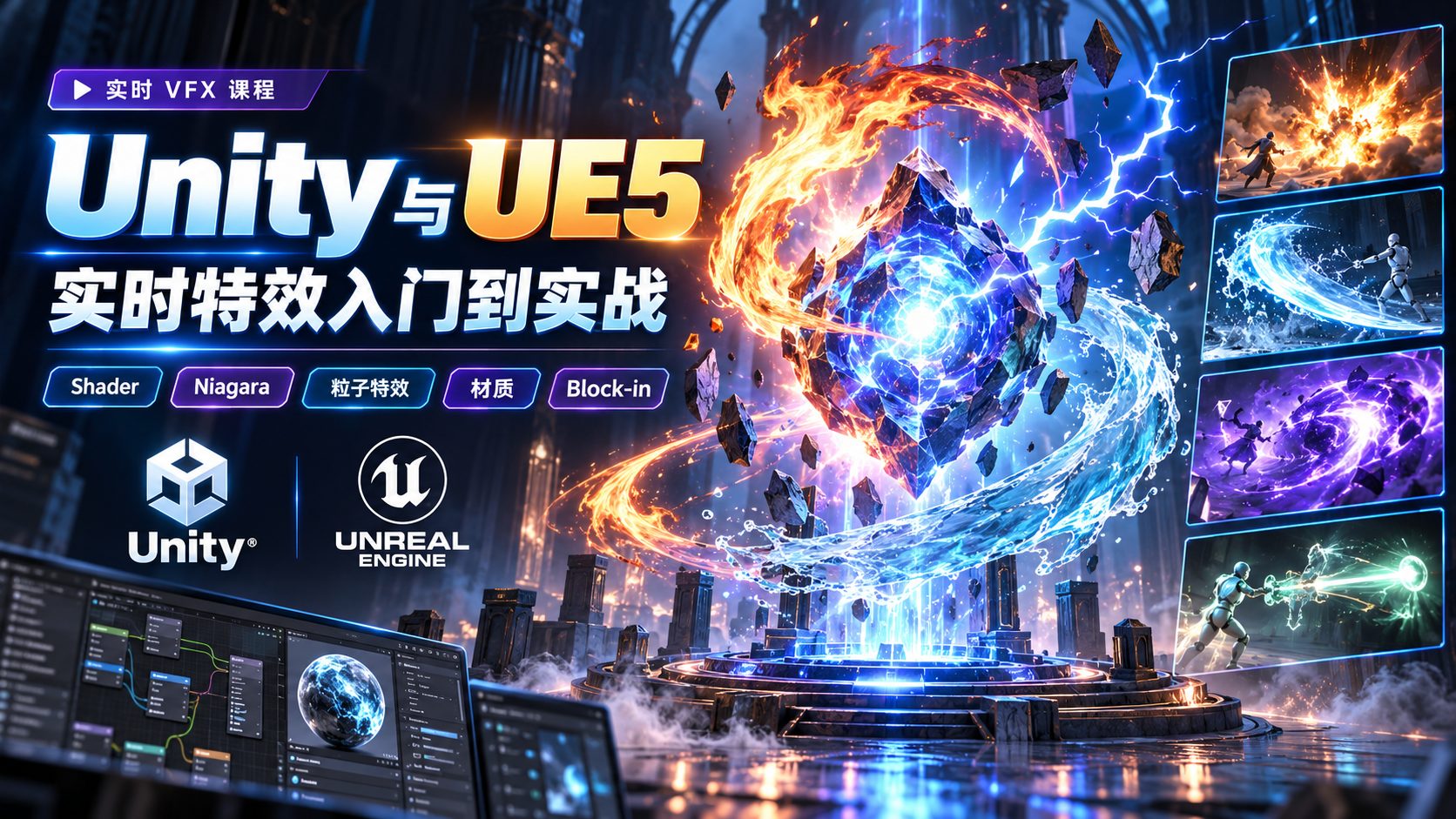 Unity 与 UE5 实时特效入门到实战-CG Tuto