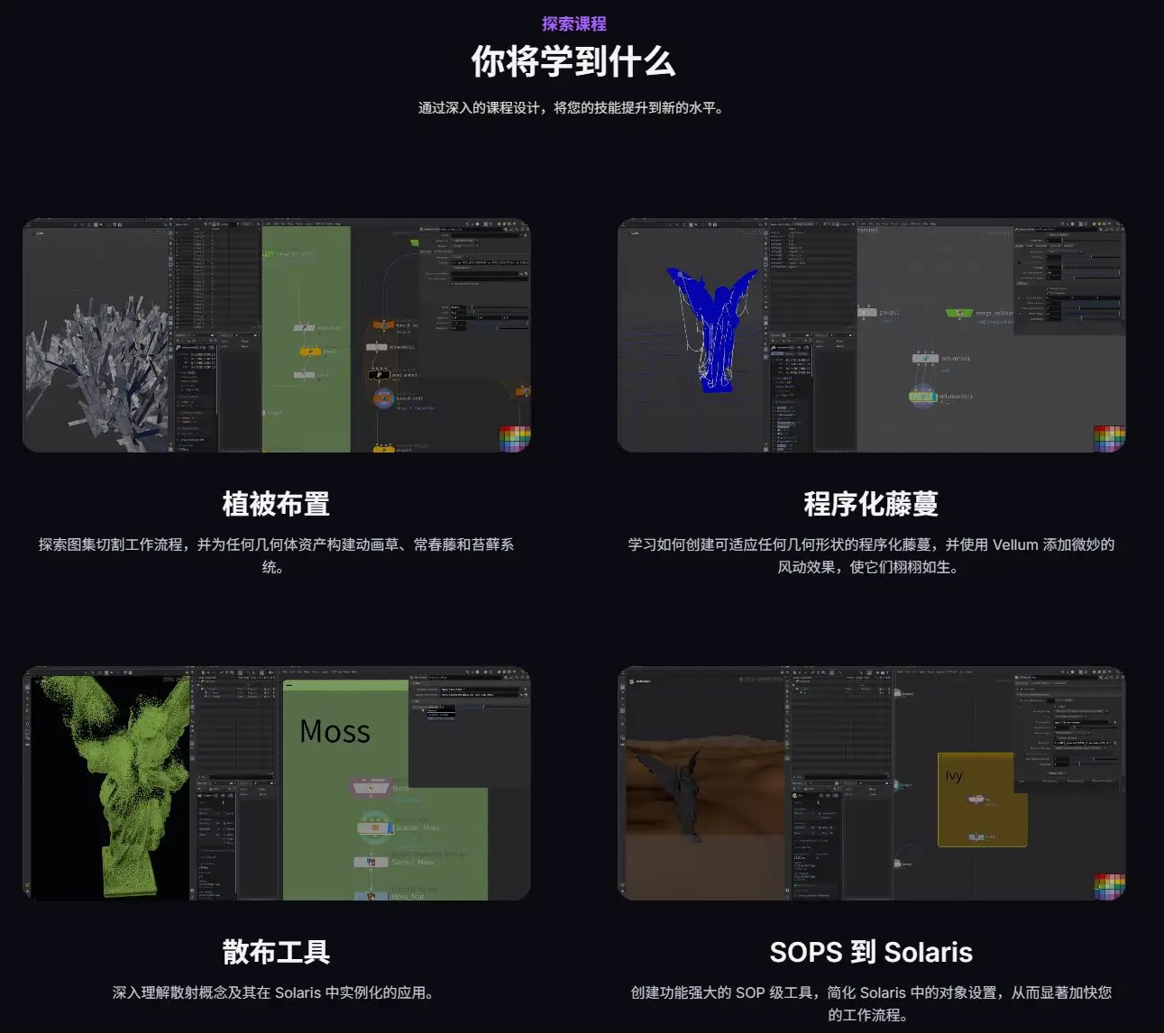 图片[2]-Houdini Solaris流程：氛围环境场景制作-CG Tuto