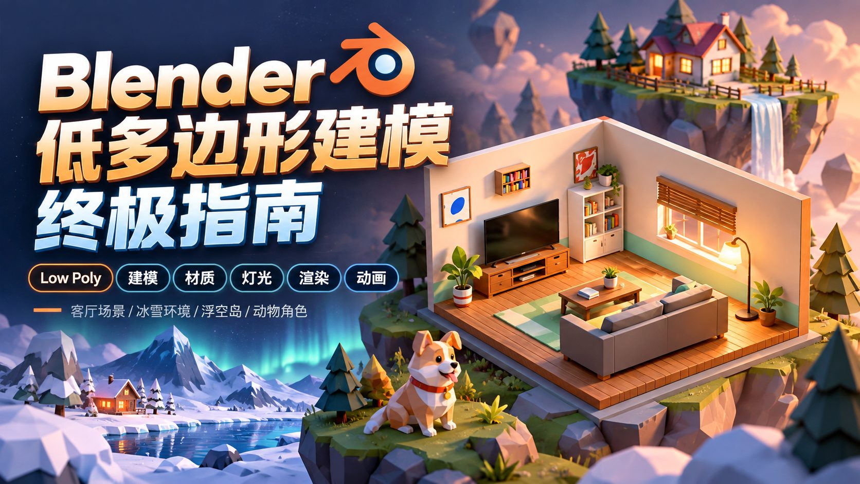 Blender 低多边形建模终极指南-CG Tuto