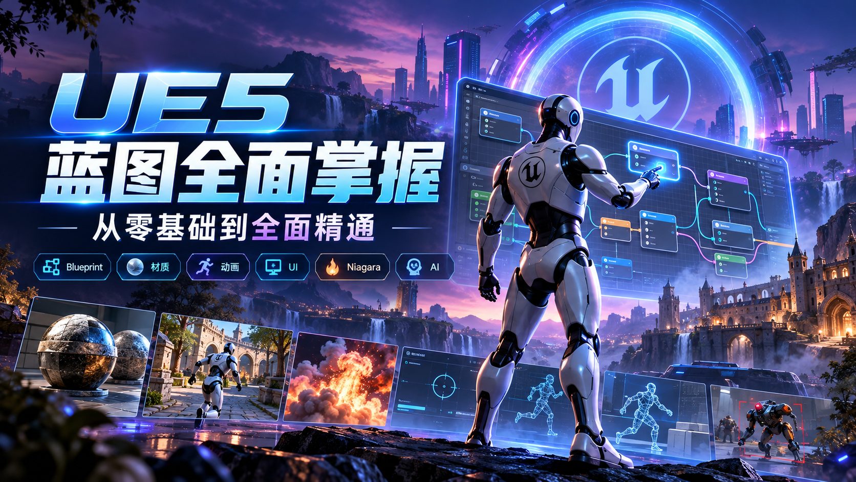 UE5 蓝图全面掌握：从零基础到全面精通-CG Tuto