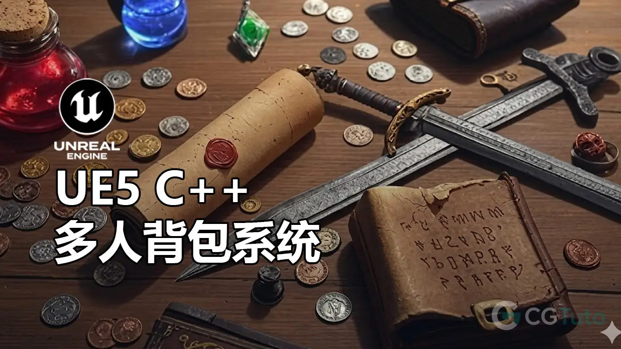 UE5 C++ 多人背包系统-CG Tuto
