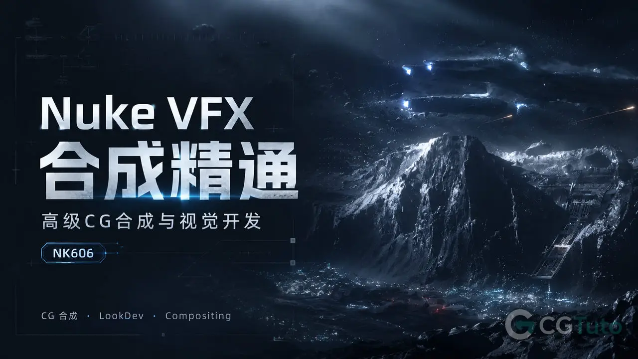 Nuke VFX合成精通：高级CG合成与视觉开发 - NK606-CG Tuto