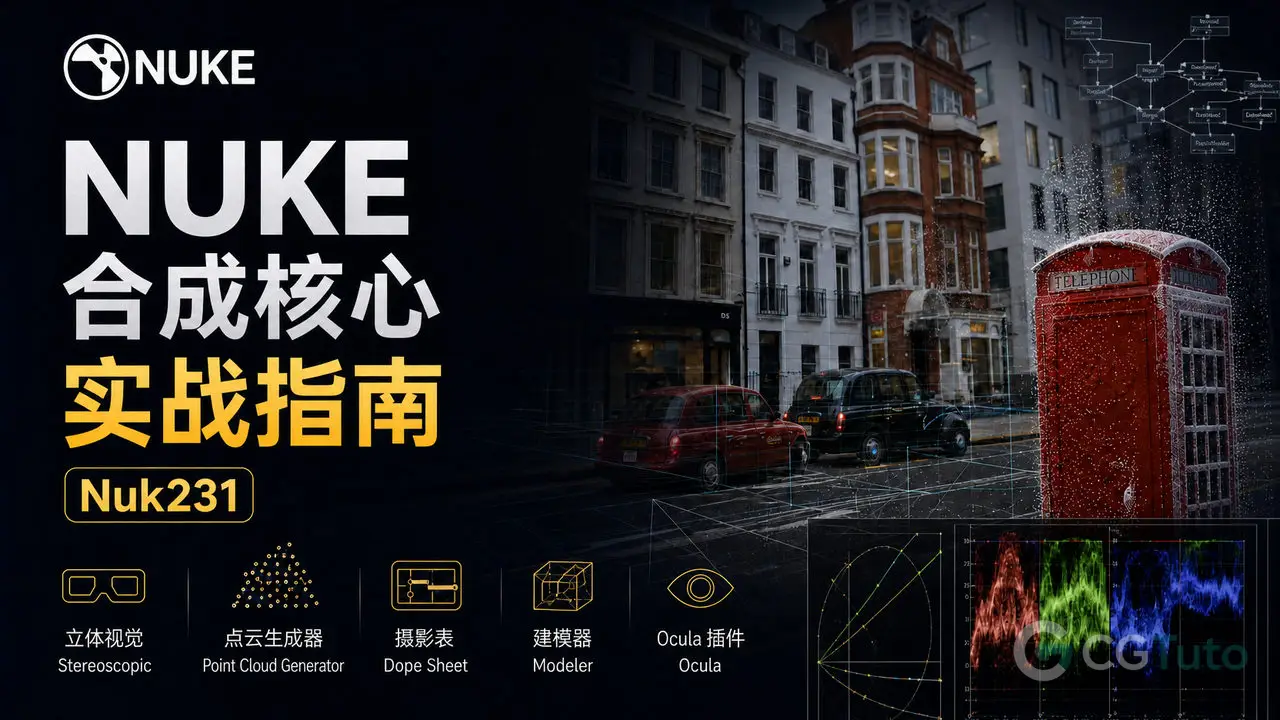 NUKE 合成核心实战指南-CG Tuto