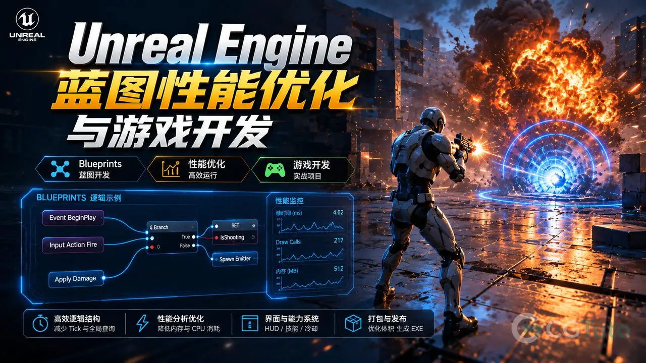 Unreal Engine 蓝图性能优化与游戏开发-CG Tuto