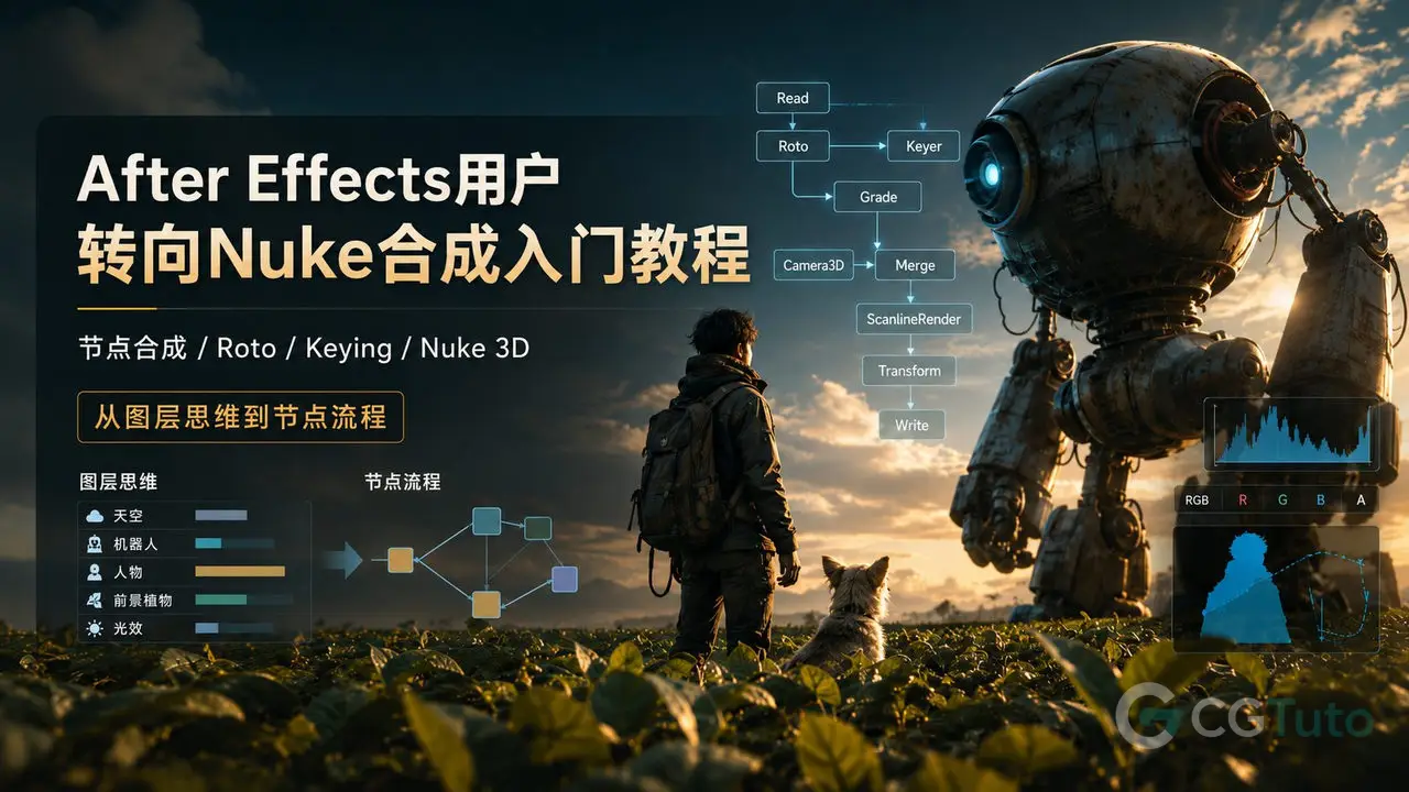 After Effects用户转向Nuke合成入门教程-CG Tuto