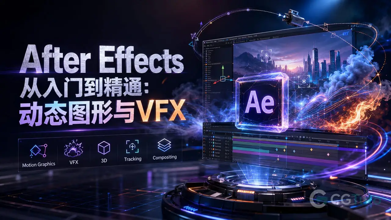 After Effects从入门到精通：动态图形与VFX-CG Tuto