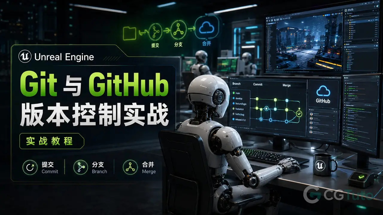 Unreal Engine Git与GitHub版本控制实战-CG Tuto