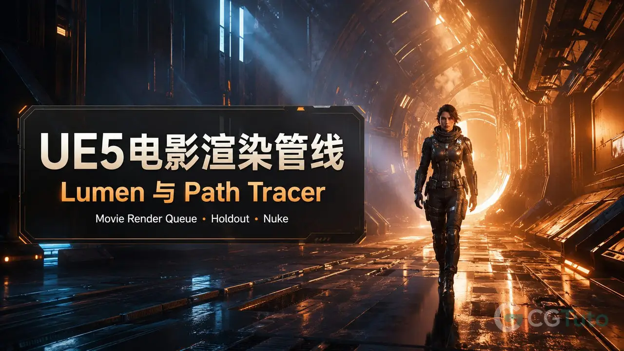UE5电影渲染管线：Lumen与Path Tracer-CG Tuto