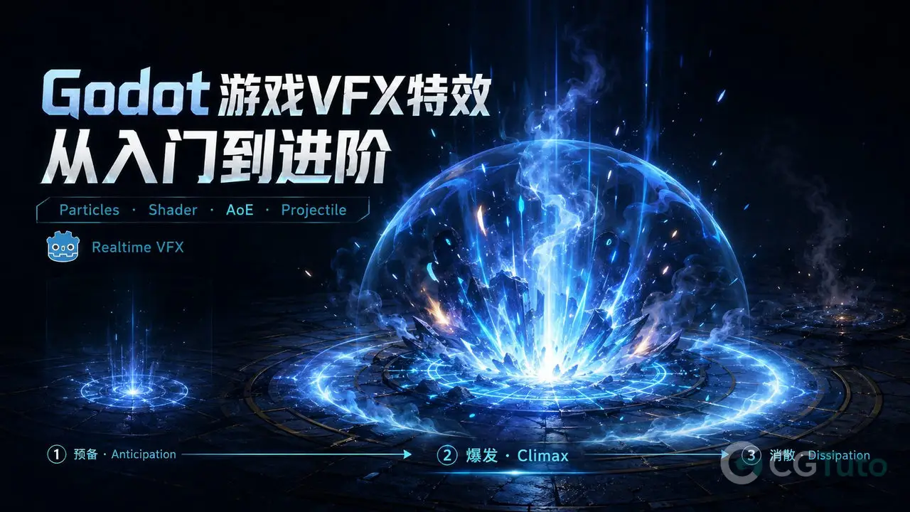 Godot 游戏VFX特效从入门到进阶-CG Tuto